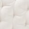 Bali & Pari Ediva Modern Bohemian White Natural Rattan Peacock Accent Chair 238-13392-ZORO - alternate 10